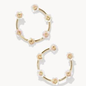 Kendra Scott Deliah Hoop Earrings NWT
